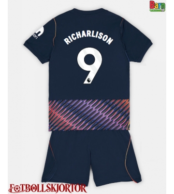 Tottenham Hotspur Richarlison #9 Borta Kläder Barn 2026-27 Kortärmad (+ Korta byxor)